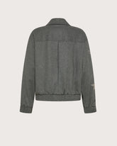 Giacchetta con zip in flanella -  | Seventy Venezia