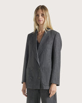 Oversized tweed blazer -  | Seventy Venezia