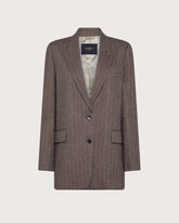 Oversized single-breasted blazer -  | Seventy Venezia