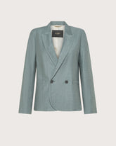 Giacca a un petto e mezzo in misto lino -  | Seventy Venezia