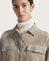 Velvet cropped jacket -  | Seventy Venezia