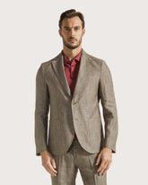 Giacca due bottoni in puro lino -  | Seventy Venezia