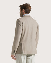 Regular fit single-breasted jacket in faded wool -  | Seventy Venezia