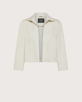 Giacca bolero corta in bull leggero di cotone e viscosa con lurex -  | Seventy Venezia
