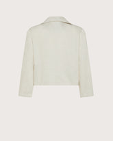 Giacca bolero corta in bull leggero di cotone e viscosa con lurex -  | Seventy Venezia