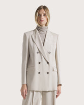 Double-breasted gabardine jacket -  | Seventy Venezia