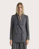 Double-breasted flannel jacket -  | Seventy Venezia