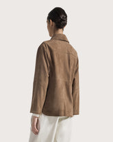 Suede cropped jacket -  | Seventy Venezia