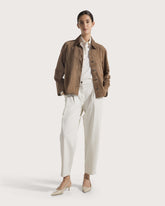 Suede cropped jacket -  | Seventy Venezia