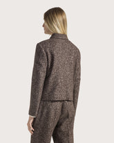 Giacca cropped in pied de poule -  | Seventy Venezia