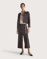 Wool gabardine cropped jacket -  | Seventy Venezia
