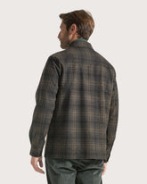 Plaid cashmere blended overshirt -  | Seventy Venezia