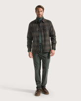 Plaid cashmere blended overshirt -  | Seventy Venezia