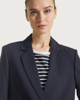 Giacca doppiopetto in fresco di lana stretch -  | Seventy Venezia