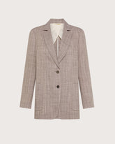 Single-breasted linen jacket. -  | Seventy Venezia