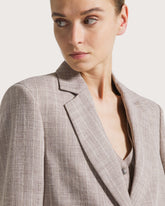 Single-breasted linen jacket. -  | Seventy Venezia
