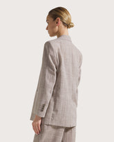 Single-breasted linen jacket. -  | Seventy Venezia