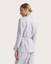 Giacca in organza seta lino ricamata -  | Seventy Venezia