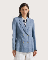 Giacca doppio petto in misto lino. -  | Seventy Venezia