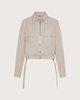 Giacchino corto in cotone lino. -  | Seventy Venezia