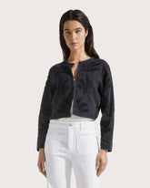 Embroidered cotton linen jacket. -  | Seventy Venezia