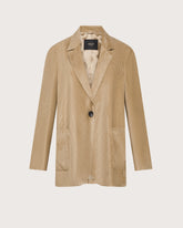 Giacca monopetto in velluto rigato -  | Seventy Venezia