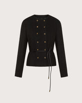 Giacca misto lana con cintura -  | Seventy Venezia
