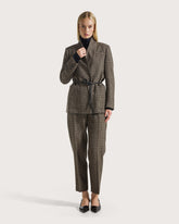 Giacca in pura lana quadri -  | Seventy Venezia