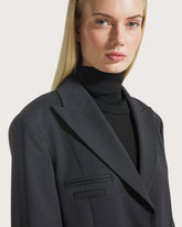 Single-breasted wool blend gabardine jacket       -  | Seventy Venezia