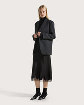 Single-breasted wool blend gabardine jacket       -  | Seventy Venezia