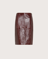 Gonna tubino in pelle effetto vintage -  | Seventy Venezia