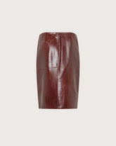 Gonna tubino in pelle effetto vintage -  | Seventy Venezia