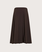 Gonna longette a pieghe in tessuto stretch -  | Seventy Venezia