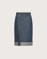 Gonna a tubino effetto denim -  | Seventy Venezia