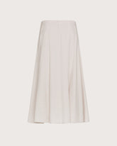 Gonna midi a pieghe in diagonale viscosa fluido -  | Seventy Venezia