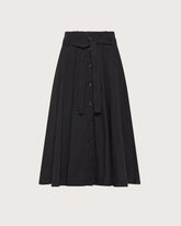 Gonna lunga a campana in popeline cotone -  | Seventy Venezia