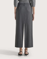 Long flannel skirt with slits -  | Seventy Venezia