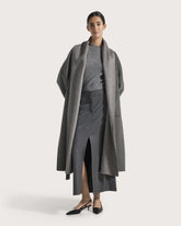 Long flannel skirt with slits -  | Seventy Venezia