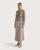Long suede skirt -  | Seventy Venezia