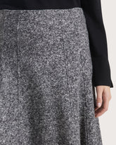 Micro houndstooth flared skirt -  | Seventy Venezia