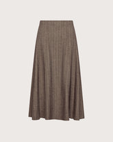 Flared skirt in blended wool weave -  | Seventy Venezia