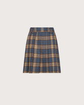 Short pleated tartan skirt -  | Seventy Venezia