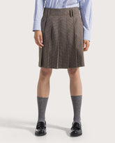 Houndstooth short skirt -  | Seventy Venezia