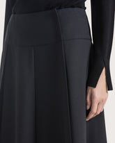 Pleated skirt in cool wool -  | Seventy Venezia