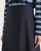 Gonna svasata in fresco di lana stretch -  | Seventy Venezia