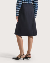 Gonna svasata in fresco di lana stretch -  | Seventy Venezia