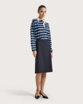 Gonna svasata in fresco di lana stretch -  | Seventy Venezia