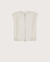 Gilet bomber in diagonale viscosa fluido -  | Seventy Venezia