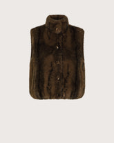 Gilet in ecopelliccia animalier -  | Seventy Venezia