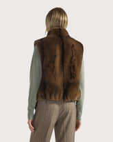 Gilet in ecopelliccia animalier -  | Seventy Venezia
